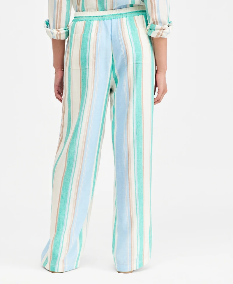 Liverpool Los Angeles Women's Pull-On Drawstring Wide-Leg Pants