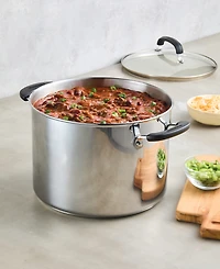Farberware Brilliance Stainless Steel 8-Qt. Stockpot with Lid