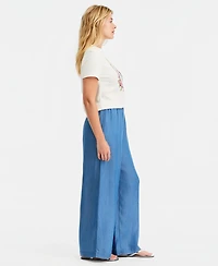 On 34th Women's Chambray Pull-On Wide-Leg Pants, Macy's Exclusive