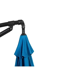 Clihome 10ft Offset Hanging Market Patio Umbrella