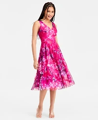 Eliza J Women's Sleeveless V-Neck Dress