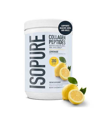 Isopure Collagen, Lemonade, 14 servings