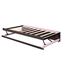 Streamdale Furniture Shaped Upholstered Daybed with Pop Up Trundle