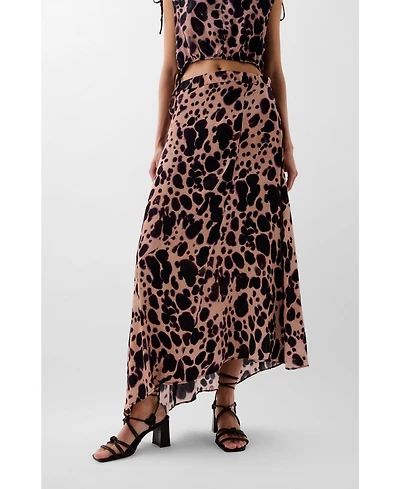 Scalpers Women's Paleleo Print Skirt