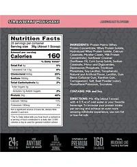 Bsn Syntha-6 Edge Protein Powder, Hydrolyzed Whey, Micellar Casein, Milk Protein Isolate, Low Sugar, 24g Protein, Strawberry Milkshake, 28 Servings