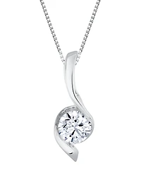 Macy's Certified Lab Grown Diamond Pendant Necklace (2 ct. t.w.) 14k White Gold (Also Available Yellow Gold)