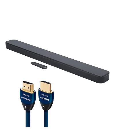 Jbl Bar 300 MK2 5.0 Channel Soundbar with AudioQuest Sky 3m Hdmi Cable
