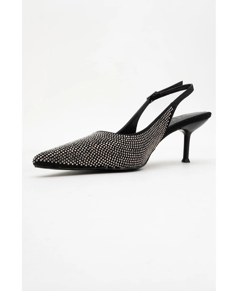Prologue Shoes Women's Novs Slingback Pointed Toe Pump
