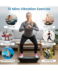 Inolait Vibration Plate Exercise Machine with Gravity Sensor for Home