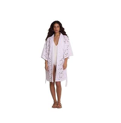 Gottex Beach Life Women's Coastal Lace Robe Cover-Up