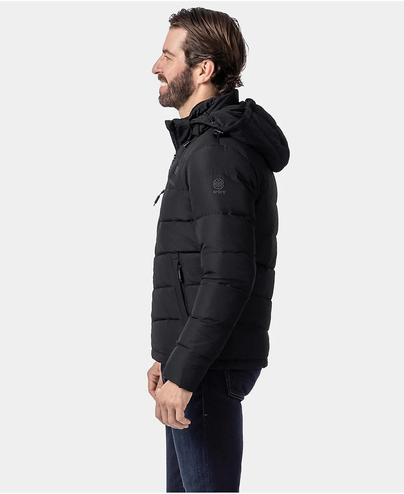 ororo Men's 4-Zone Heated Down Jacket