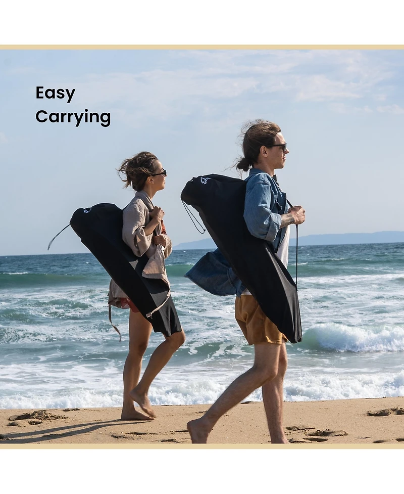 Arrowhead Outdoor 2-Pack Foldable Rocking Camp Chair, Xl Cup Holder, Side Pocket, Space-Saving Folding, Swinging Rocker, Camping, Fishing, Patio, Blue