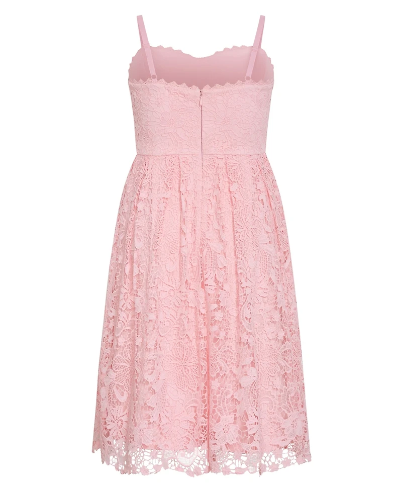 City Chic Women's Scarlet Lace Dress