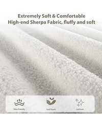 Homfan Soft Upholstered Kids Bed Frame with Headboard, Low Profile Platform, Strong Wooden Slats, Noise-Free, No Box Spring Needed