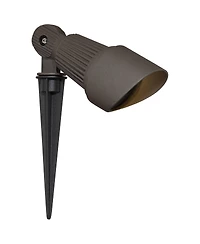 John Timberland 7 1/2" High Traditional 6-Piece Outdoor Landscape Spotlight Set Porch House Led Bulb Brown Bronze Finish Metal