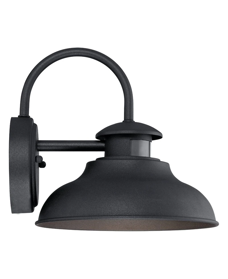John Timberland Midland Rustic Farmhouse Outdoor Wall Light Fixture Set of 2 Dusk to Dawn Motion Sensor Led for Post Exterior Barn Deck