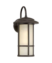 John Timberland Cressona 15 1/2" High Oil-Rubbed Bronze Outdoor Wall Light