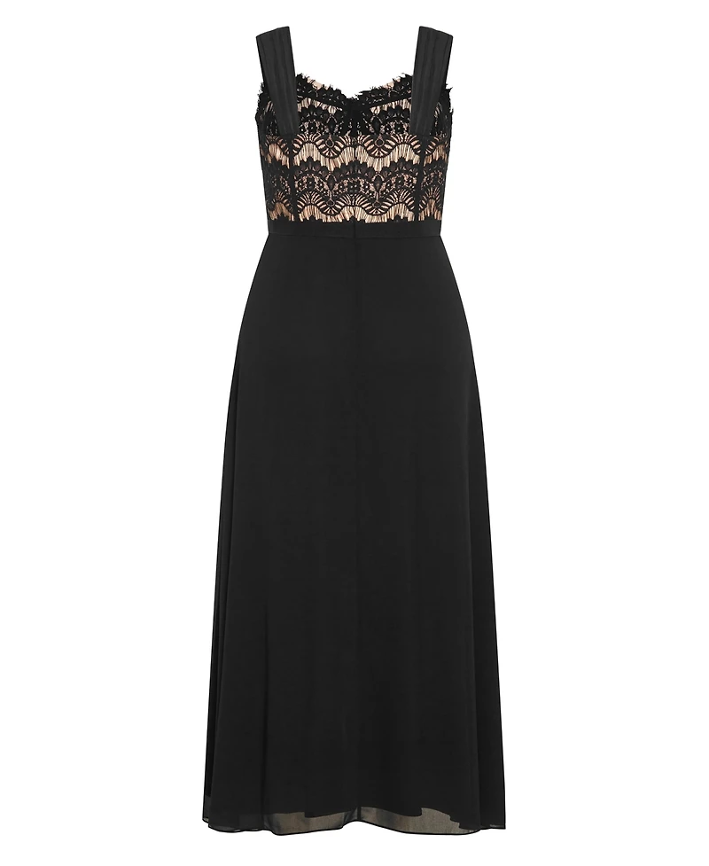 City Chic Women's Sweet Evie Chiffon Maxi Dress