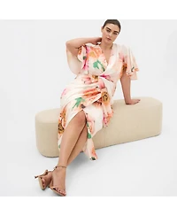 City Chic Women's Braelynn Garden Print Maxi Dress