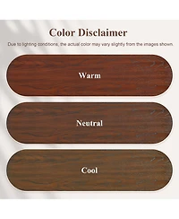 Rainsken Extendable Round Dining Table for 2-4 People, Wooden Folding Drop Leaves with Adjustable Size Space-Saving Design for Dining Areas