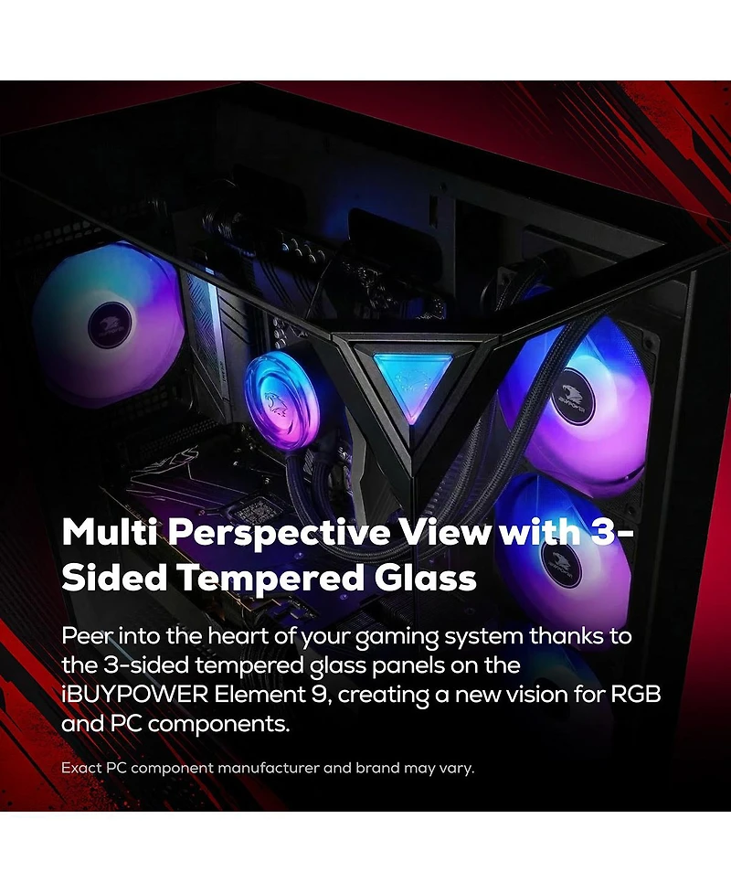 iBUYPOWER Element EBI7N5705 Liquid Cooled Gaming Desktop Computer, Intel Core Ultra 7 270K Plus 3.7GHz, 32GB Ram, 1TB Ssd, Nvidia GeForce Rtx 5070