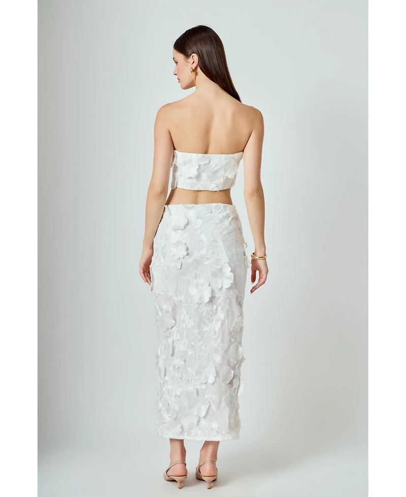 endless rose Women's Floral Embroidered Set