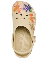 Crocs Women's Classic Summer Beaded Clogs from Finish Line