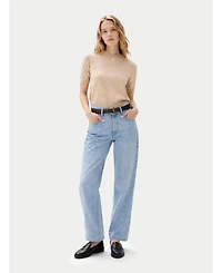 Gobi Cashmere Women's Elbow-Length Sleeve Sweater