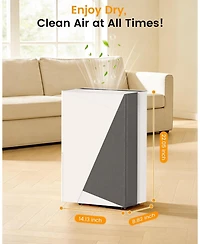 Cowsar 80 Pint Dehumidifier for 4500 Sq. Ft, Energy Star, with Drain Hose
