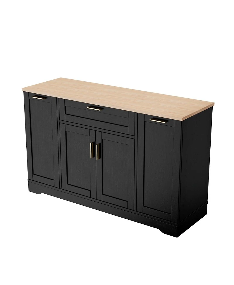 Streamdale Furniture Storage Sideboard Extendable Dining Table