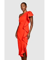 Coast Women's One Shoulder Pencil Midi Dress