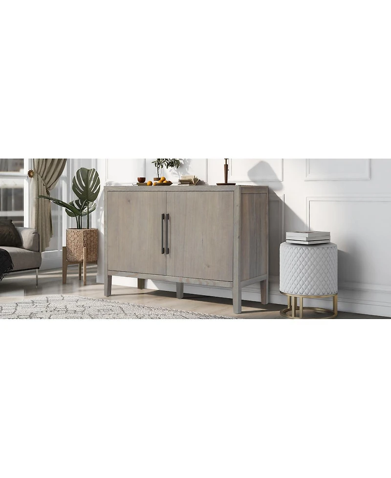 Streamdale Furniture Farmhouse Sideboard with Pine Veneer, 2 Doors