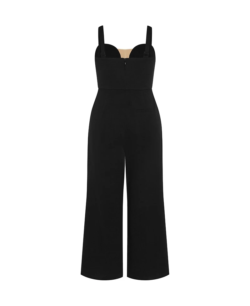 City Chic Women's Flaunt It Jumpsuit