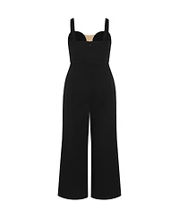 City Chic Women's Flaunt It Jumpsuit