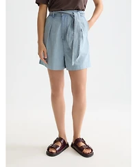 Scotch & Soda Women's and Lightweight Indigo Shorts