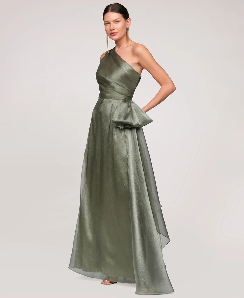 Js Collections Women's Metallic One-Shoulder Dress