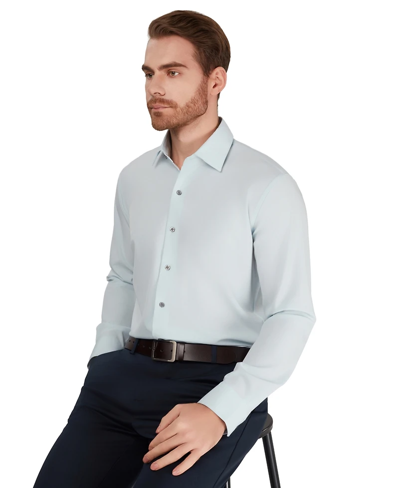 Alfani Men's Slim-Fit Performance Solid Dress Shirt, Macy's Exclusive