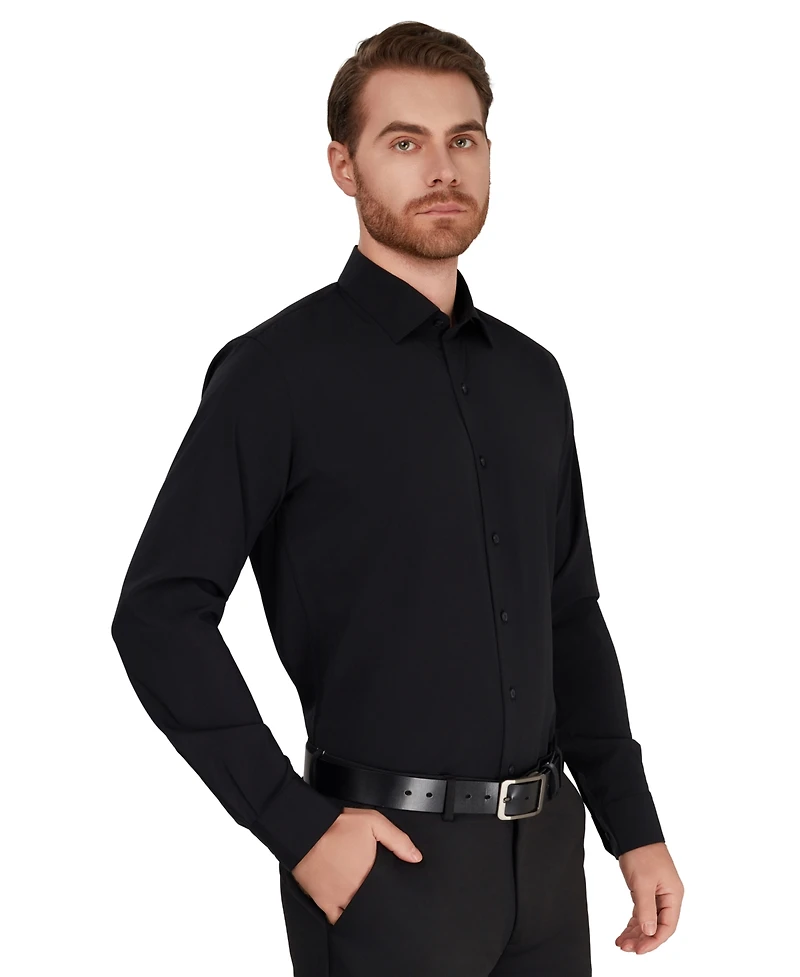Alfani Men's Slim-Fit Performance Solid Dress Shirt, Macy's Exclusive