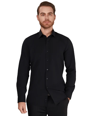 Alfani Men's Slim-Fit Performance Solid Dress Shirt, Macy's Exclusive