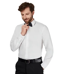 Alfani Men's Slim-Fit Spread-Collar Shirt, Macy's Exclusive