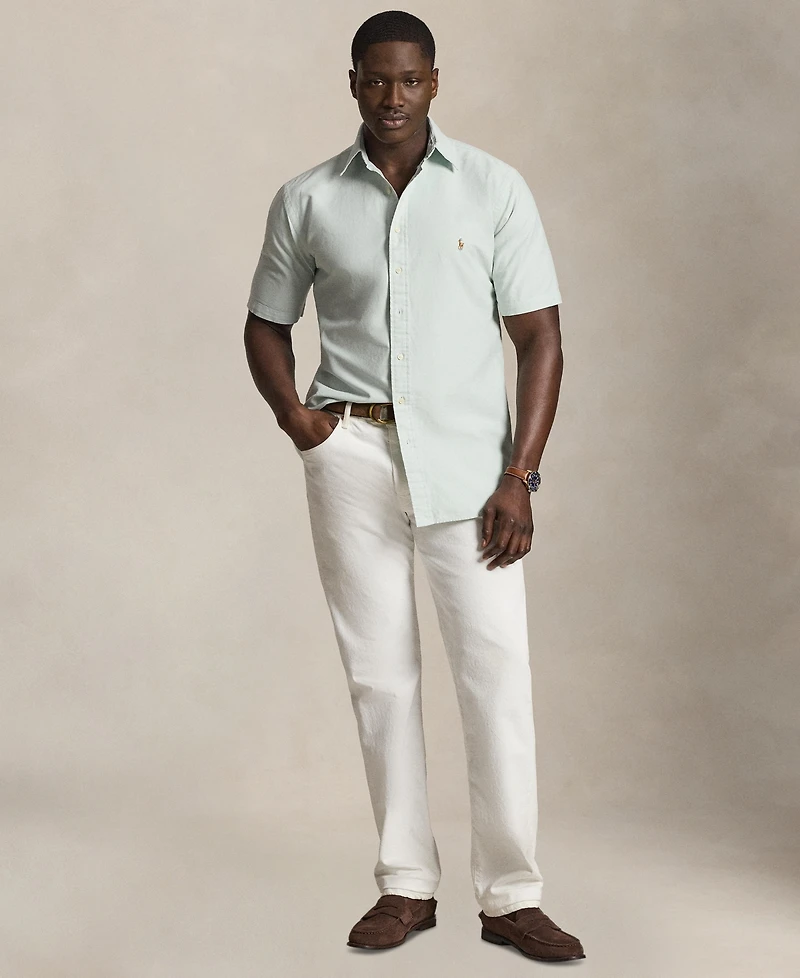 Polo Ralph Lauren Men's Big & Tall Short-Sleeve Oxford Shirt