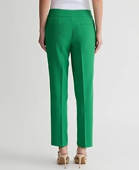 Kasper Women's Stretch Crepe Slim Leg Pant, Regular & Petite Sizes