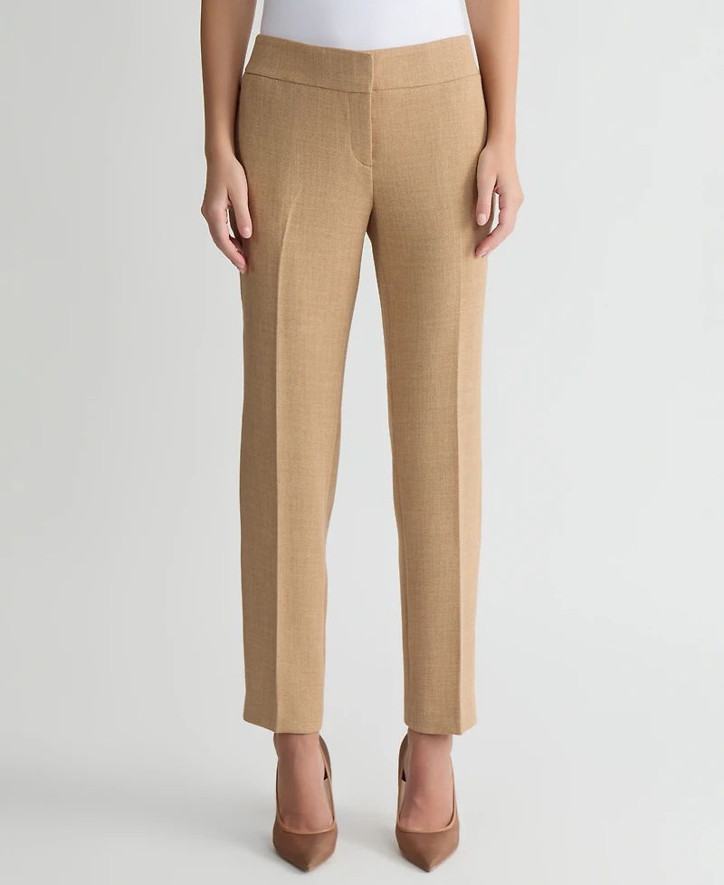 Kasper Women's Clean-Waist Straight-Leg Pants