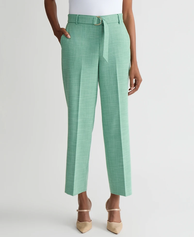 Kasper Women's Belted Pull-On Pants