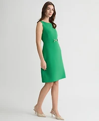 Kasper Women's Belted Sheath Dress