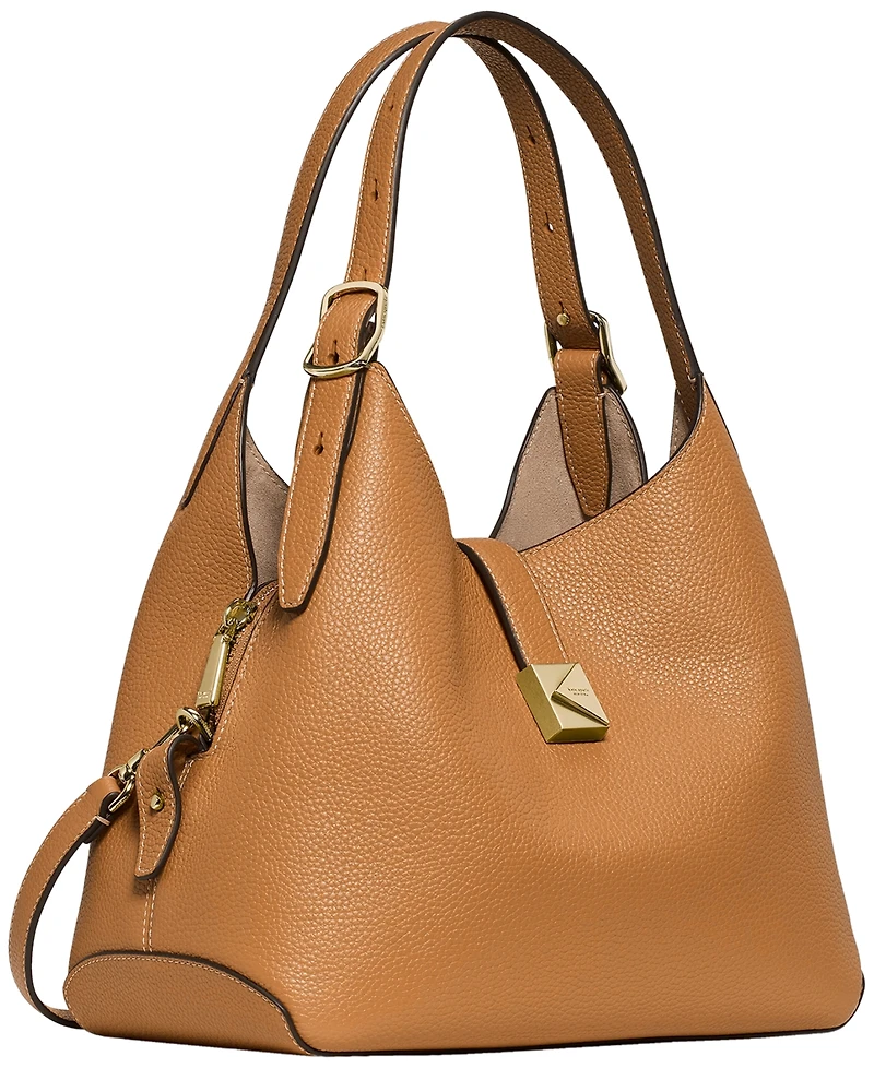 Kate Spade New York Deco Small Pebbled Leather Crossbody Tote Bag