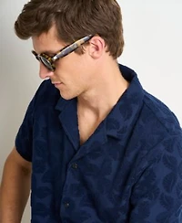 Scotch Soda Mens French Terry Embroidered Matching Set