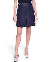 Karl Lagerfeld Paris Women's Invisible Zipper Mini Skirt