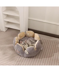 Armarkat 18 Inch Flower Pet Bed w Cushion