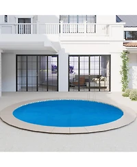 Gouun 12 ft x 30 in Above Ground Pool Set with Solar Cover